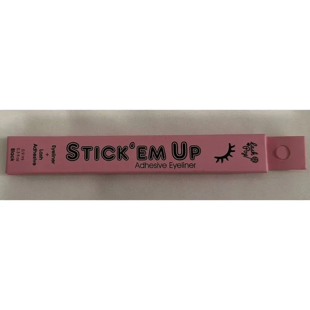 Lash Pop Stick Em Up Black Adhesive Eyeliner NEW